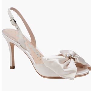 Kate Spade - happily slingback sandal satin pearl heels